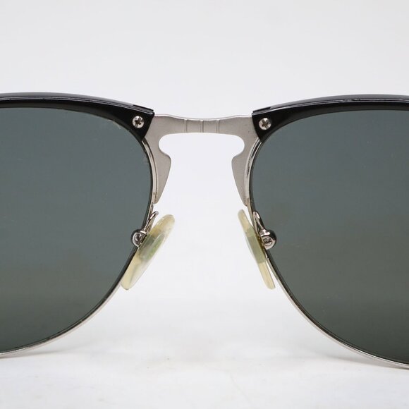 Persol Polarized Sunglasses PO8649S Black/Silver Icons Made in Italy Unisex - Picture 12 of 13